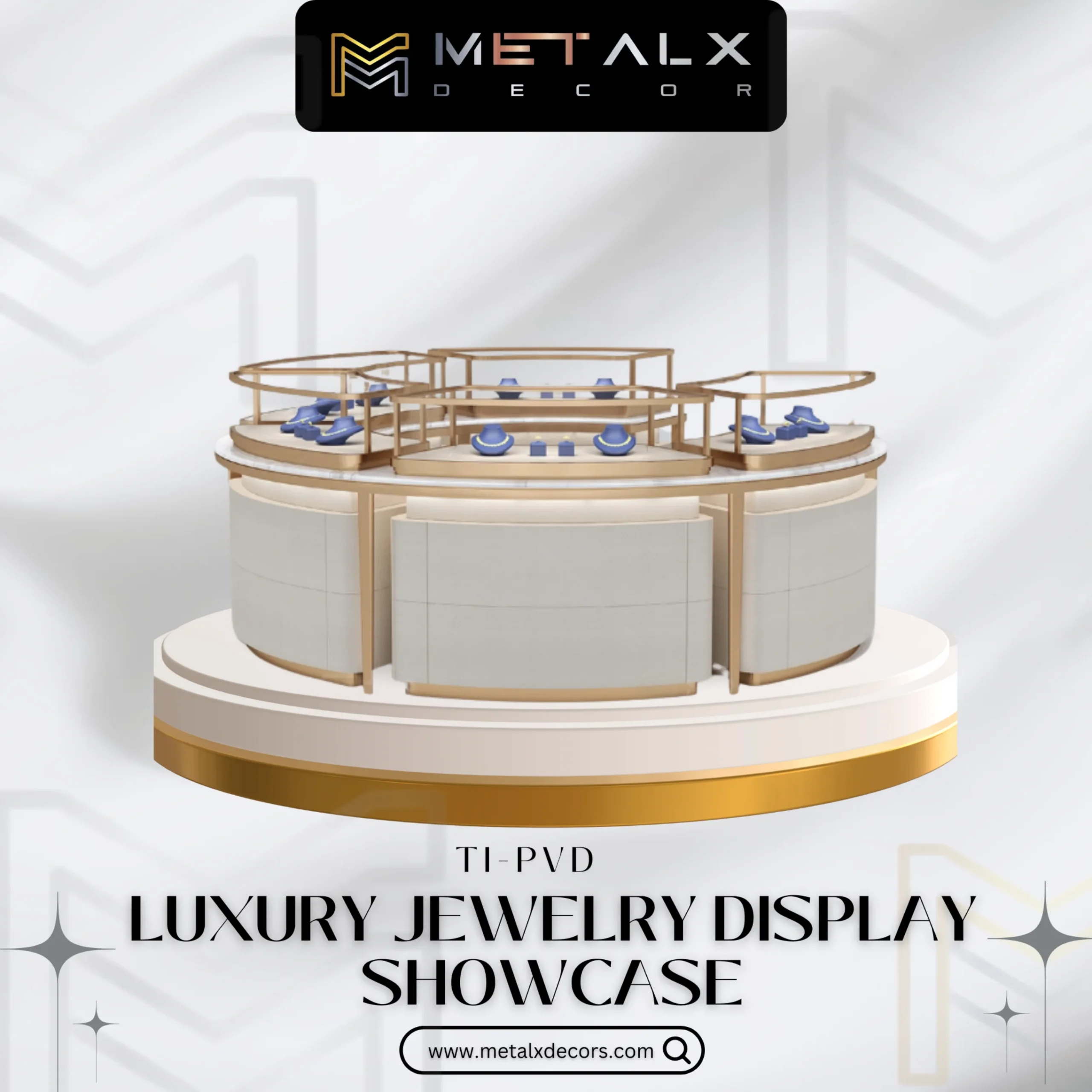 Jewelry Island / Pizza Style Display (MXD-02)
