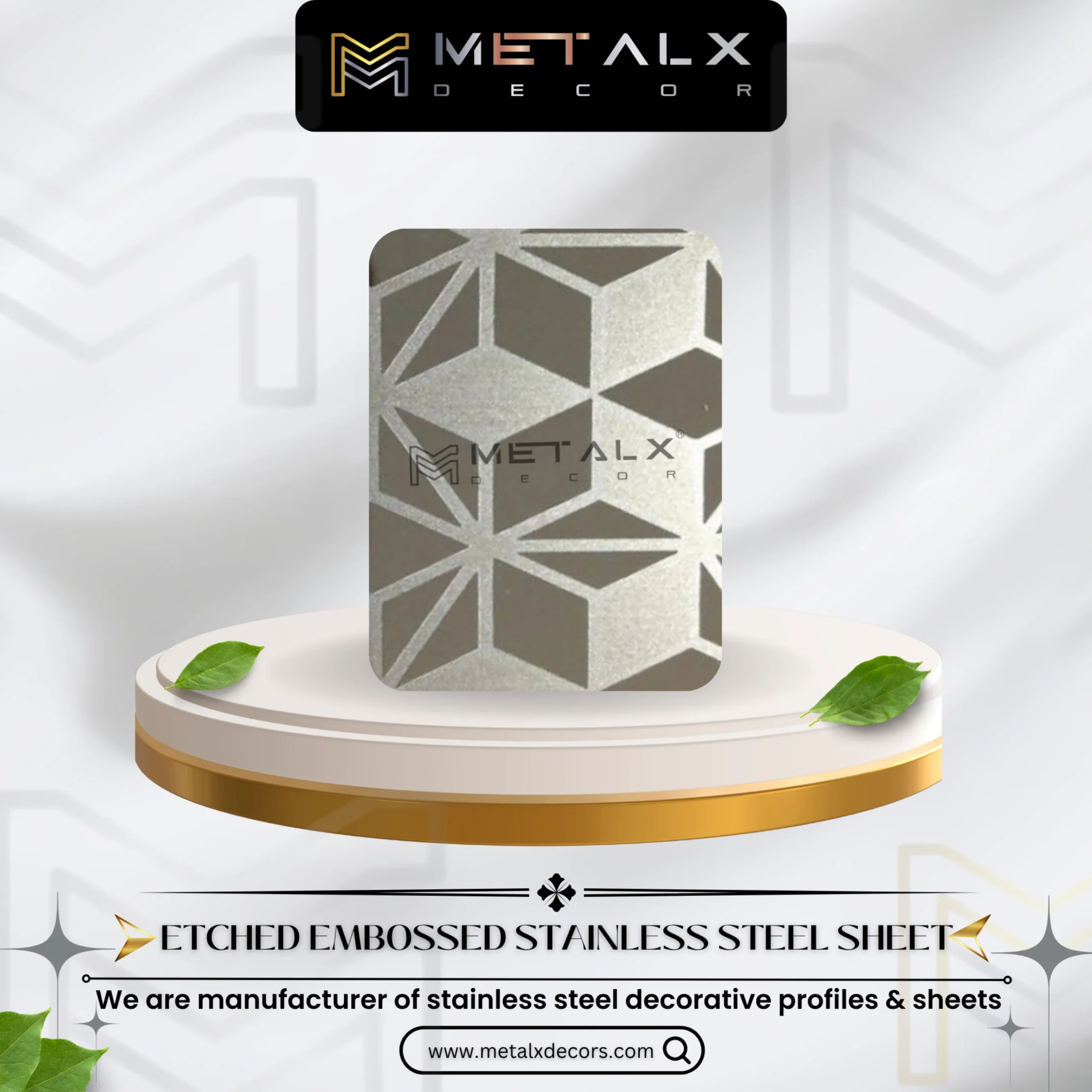 PVD Coated Etching Jamb Cladding Panels - MetalX Decor